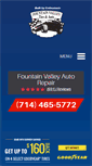 Mobile Screenshot of fountainvalleytireandauto.com